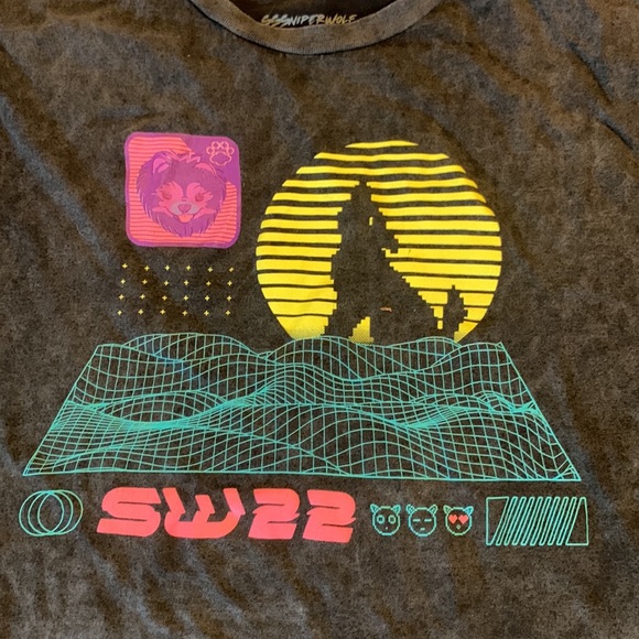 SSSNIPER WOLF Summer of 2022 SYNTHWAVE T SHIRT TEE SHIRT - Picture 3 of 14